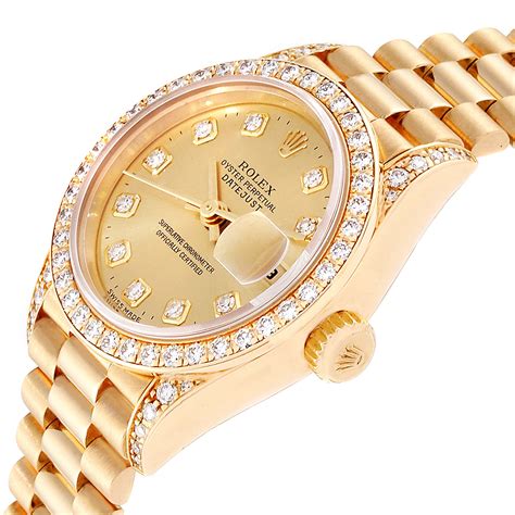 rolex lady datejust yellow gold